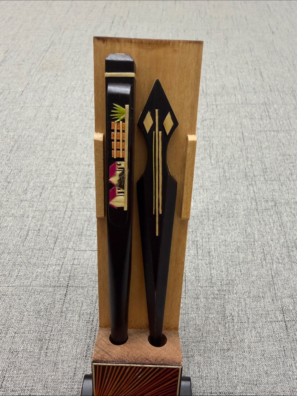 Handmade Wooden Pen and Letter Opener from Ecuador